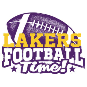Lakers Football Time Design
