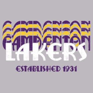 Camdenton Lakers Purple Gold Design
