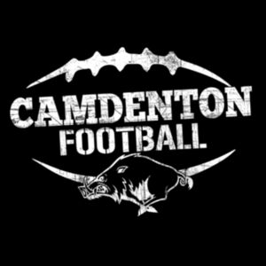 Camdenton Football Distressed White Design