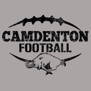 Camdenton Football Distressed Black Design