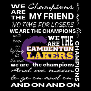 We Are The Champions - Camdenton Lakers Design
