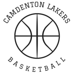 Camdenton Lakers Basketball - LAKER Unisex 3/4-Sleeve Baseball T-Shirt Design