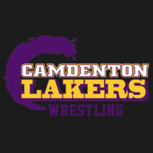 Camdenton Laker Wrestling - ® Ladies PosiCharge ® Tri Blend Wicking 1/4 Zip Pullover Design