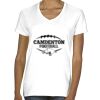 Ladies' Midweight V-Neck T-Shirt Thumbnail