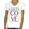 Ladies' Midweight V-Neck T-Shirt Thumbnail