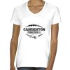 Ladies' Midweight V-Neck T-Shirt Thumbnail