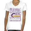 Ladies' Midweight V-Neck T-Shirt Thumbnail