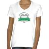 Ladies' Midweight V-Neck T-Shirt Thumbnail