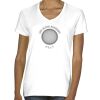 Ladies' Midweight V-Neck T-Shirt Thumbnail