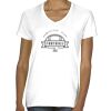 Ladies' Midweight V-Neck T-Shirt Thumbnail