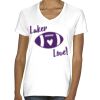 Ladies' Midweight V-Neck T-Shirt Thumbnail