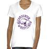 Ladies' Midweight V-Neck T-Shirt Thumbnail