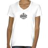 Ladies' Midweight V-Neck T-Shirt Thumbnail