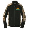 Ladies Camouflage Microfleece Full Zip Jacket Thumbnail