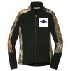 Ladies Camouflage Microfleece Full Zip Jacket Thumbnail