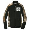 Ladies Camouflage Microfleece Full Zip Jacket Thumbnail